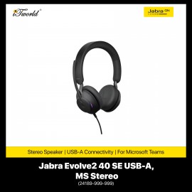 Jabra Evolve2 40 SE, USB-A, MS Stereo 