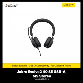 Jabra Evolve2 40 SE, USB-A, MS Stereo 