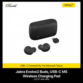 Jabra Evolve2 Buds USB-C MS –Wireless Charging Pad