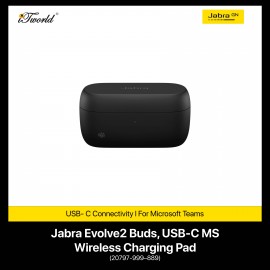 Jabra Evolve2 Buds USB-C MS –Wireless Charging Pad