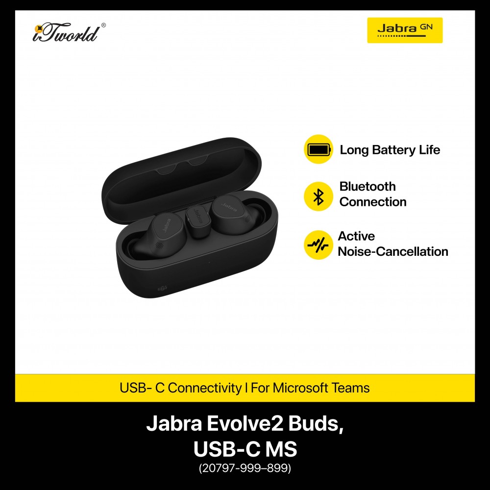 Jabra Evolve2 Buds USB-C MS