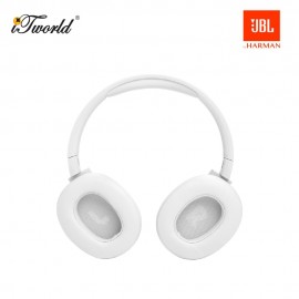 JBL Tune 770NC Wireless Over-Ear NC Headphones-White 050036396011