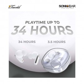 SonicGear EarPump Jewel Q3 TWS Earbuds -Black 8886411935641