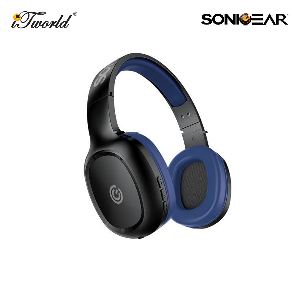 SonicGear Airphone 3 (2019) Headset Black Blue 8886411938673