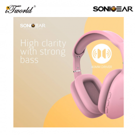 SonicGear Airphone 6 Headset Dark Grey