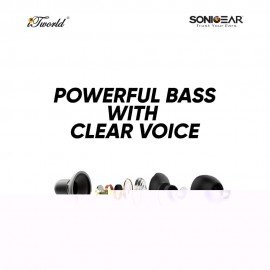 SonicGear Hyperbass Buds 1 (2024) Type-C Wired Earset-Champagne 8886411935559