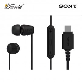 Sony IER-EX15C/BZE USB-C Wired Earbuds Black 4548736170551