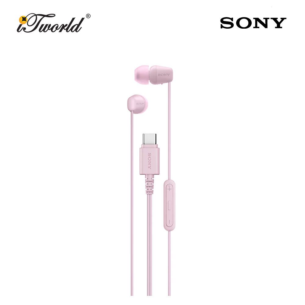 Sony IER-EX15C/PZE USB-C Wired Earbuds Pink 4548736171503