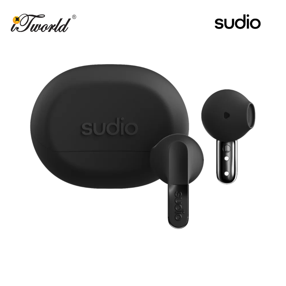 Sudio N3 Bluetooth Wireless Earbuds N3BLK 7350071380161 - Black