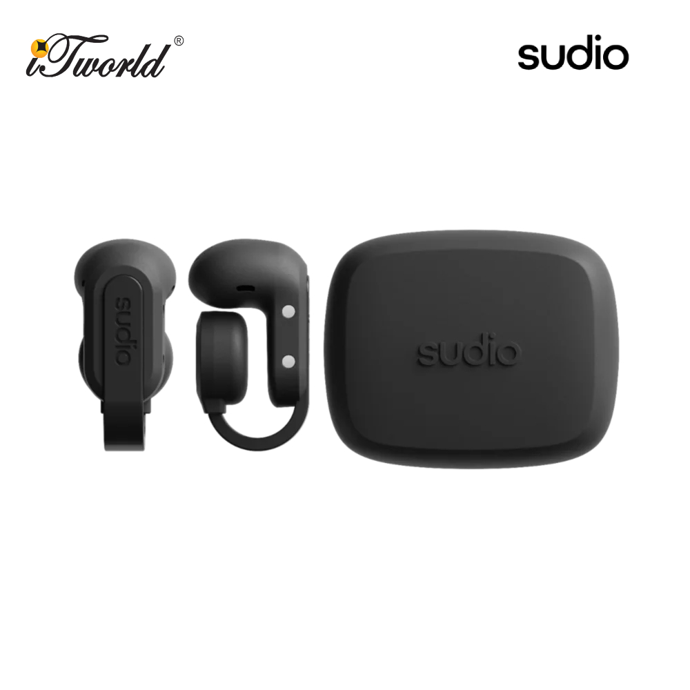 Sudio B3 Open Air Clip-On Earbuds B3BLK 7350071381953 - Black