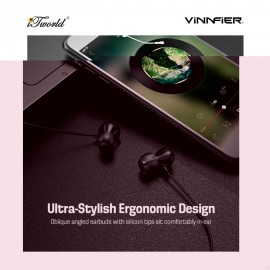 Vinnfier VF-200PRO Type-C Black Wired Headphone 9555637205249
