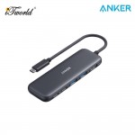 Anker 332 USB-C Hub 5-In-1 to HDMI/USB-C Port/2 USB-A Ports/PD-in port