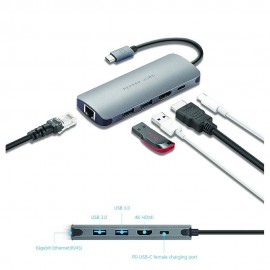 PEPPER JOBS USB-C Digital AV Multiport & Network Hub Adapter & PD TCH-5