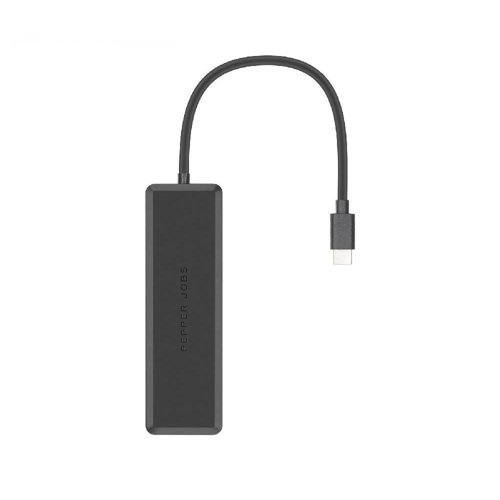 PEPPER JOBS USB-C to 4-Port USB 3.0 Ultra Slim Adapter TCH-U4