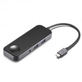 PEPPER JOBS USB-C to USB 3.0 Hub with Apple Watch charging pad - TCH-W5