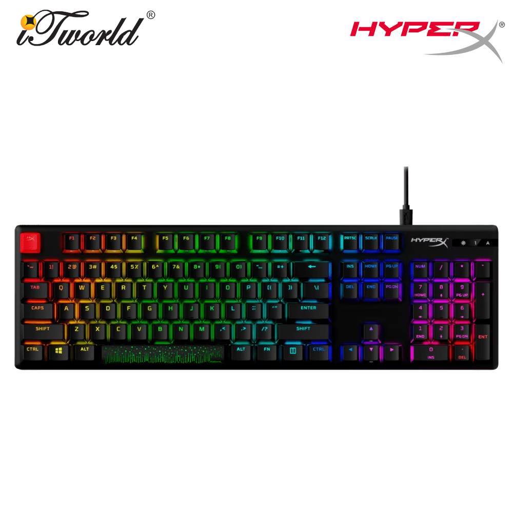 HyperX Alloy Origins PBT HX Aqua Gaming Keyboard-US-639N5AA#ABA