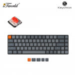 Keychron K7 Ultra-Slim Wireless RGB Low Profile Hot-Swappable Keyboard - Gateron Red (K7-H1)