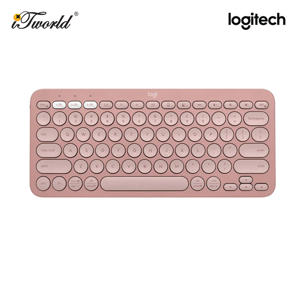 Logitech Pebble Keys 2 K380s keyboard Tonal Rose - 920-011755