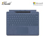 Microsoft Surface Pro 8/9/X Signature Keyboard Sapphire with Slim Pen Black - 8X6-00111