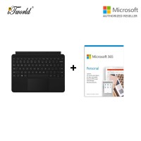 Microsoft Surface Go Type Cover Refresh Black KCM-00039 + 365 Personal (ESD)