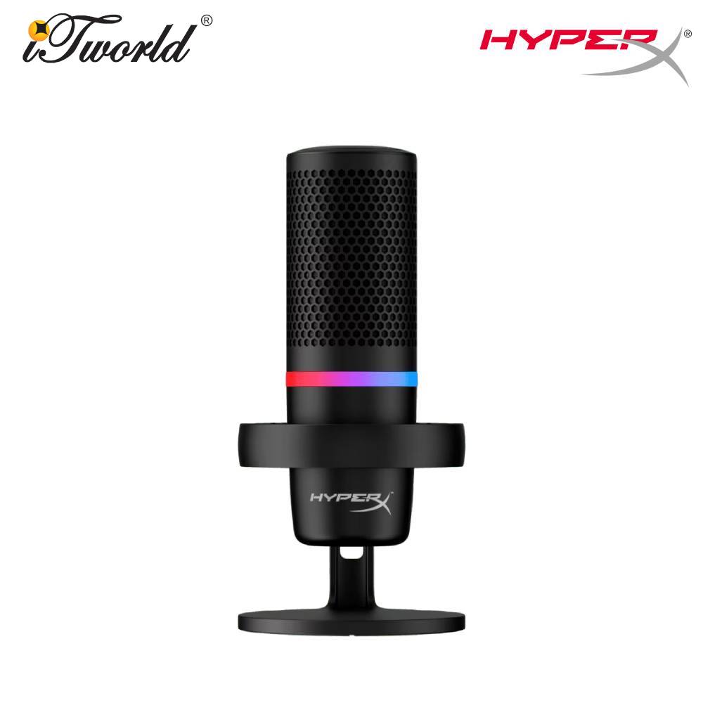 HyperX DuoCast-USB Microphone-Black-RGB Lighting HMID1R-A-BK/G-4P5E2AA
