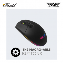 Armaggeddon Raven III Stealth Silent Mouse