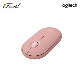 LOGITECH M350S WIRELESS MOUSE PEBBLE 2, TONAL ROSE 910-006987