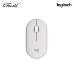 LOGITECH M350S WIRELESS MOUSE PEBBLE 2, TONAL WHITE 910-006986