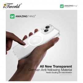 AMAZINGTHING Minimal Mag Case for iPhone 15 Plus 6.7'' - Clear