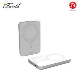 ADAM elements GRAVITY C1 Magnetic Wireless Charging Power Bank (White) 840741113795
