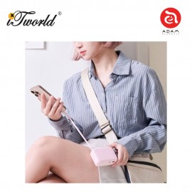 ADAM elements VIONTA T1 10000mAh Travel Power Bank with Built-In Cable-Pink APBADVTT1PK 840741117229