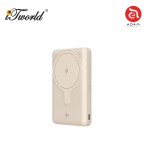 ADAM elements VIONTA GQ1 Qi2 Power Bank with Foldable Stand-Milk Tea APBADVTGQ1MT 840741117441