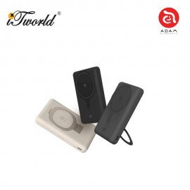 ADAM elements VIONTA GQ1 Qi2 Power Bank with Foldable Stand-Milk Tea APBADVTGQ1MT 840741117441