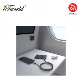 ADAM elements VIONTA GQ1 Qi2 Power Bank with Foldable Stand-Milk Tea APBADVTGQ1MT 840741117441