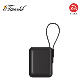 (3C Certified) ADAM elements VIONTA Q Ultra-Compact Power Bank with Built-in Cable 10000mAh-Purple APBADVTQPP 840741118219