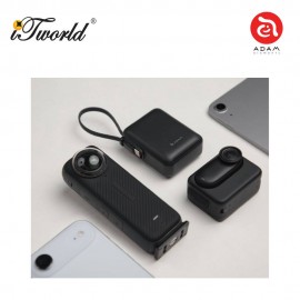 (3C Certified) ADAM elements VIONTA Q Ultra-Compact Power Bank with Built-in Cable 10000mAh-Purple APBADVTQPP 840741118219