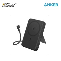 Anker Wireless Power Bank (10K 30W Built-In USB-C Cable) - Black A1685