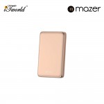 Mazer MagAir21 10,000mAh Ultra Slim Magnetic Wireless Power Bank Qi2 Certified 15W - Desert 8881304545006