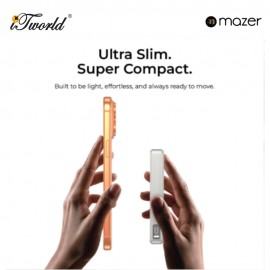 (3C Certified) Mazer MagAir31 10000mAh Magnetic Wireless PowerBank - Natural Titanium 8881304545853