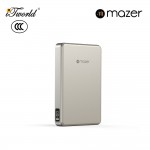 (3C Certified) Mazer MagAir31 10000mAh Magnetic Wireless PowerBank - Natural Titanium 8881304545853