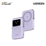 UGREEN UNO 10000 mAh Magnetic Wireless 20W Power Bank Qi2 with Built-In Stand - Purple UG-PB764-45337