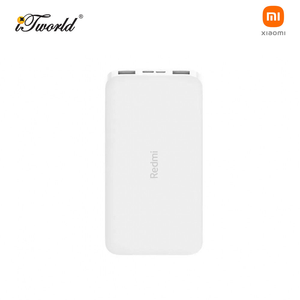 Xiaomi 10000mAh Redmi Power Bank - White