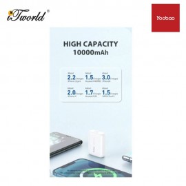 Yoobao PD20 Mini 10000mAh Power Bank - Grey 6974190282307