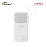 Yoobao Q22 Pro 30W PD Fast Charge 20000mAh Powerbank - White 6937135028996