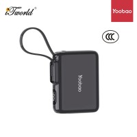 (3C Certifited) Yoobao LD10 10000Mah PD20W Fast Charge Powerbank BK - 6937135030135