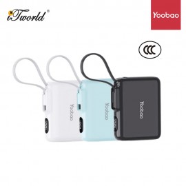 (3C Certifited) Yoobao LD10 10000Mah PD20W Fast Charge Powerbank BK - 6937135030135
