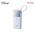 (3C Certifited) Yoobao PDL20 20000Mah PD 22.5W Fast Charge Powerbank WH - 6937135030180