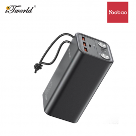 Yoobao H5 50000mAh Compact PD22.5W/QC3.0 Power Bank - Black 6950566199899