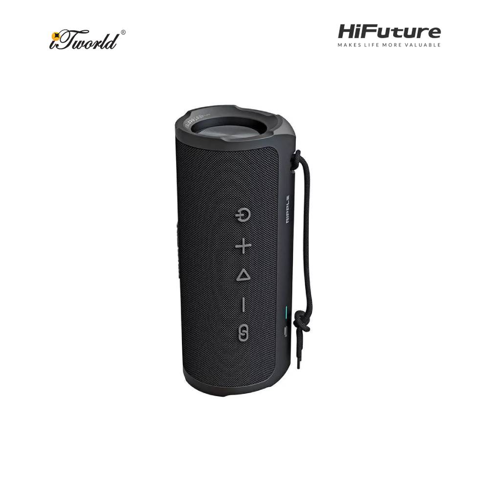 HiFuture Ripple Portable Bluetooth Speaker-Black