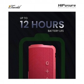 HiFuture Ripple Portable Bluetooth Speaker-Black